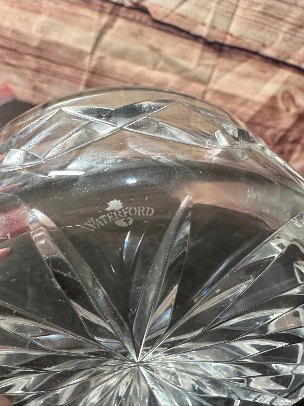 Waterford Crystal Lismore Shallow Bowl, Candy Dish, Wine Holder - Picture 4 of 6